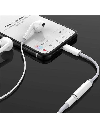 Adaptador de Auriculares 3.5mm a Lightning - Esbeecables - Paquete de 3