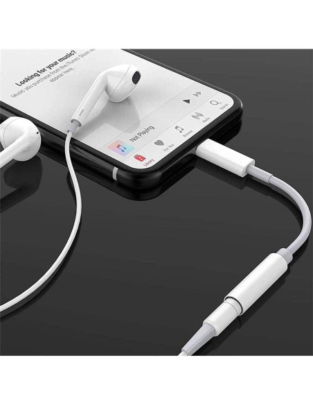 Adaptador de Auriculares 3.5mm a Lightning - Esbeecables - Paquete de 3