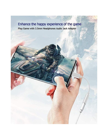 Adaptador de Auriculares 3.5mm a Lightning - Esbeecables - Paquete de 3