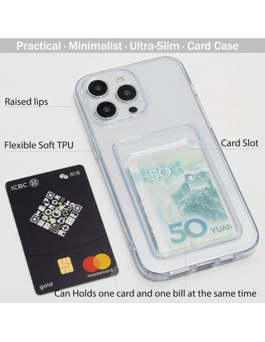 Funda Chengyuanfeng para iPhone 13 Pro Max con Ranura Tarjeta