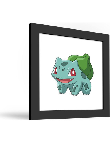 Arte de Pared Pokemon Bulbasaur enmarcado Trends International 30.48 cm