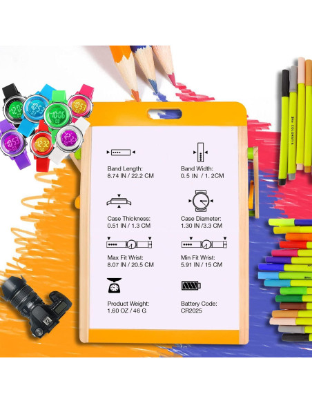 Reloj Deportivo Digital Cofuo Azul para Niños Impermeable Reloj Deportivo Digital Cofuo Azul para Niños Impermeable