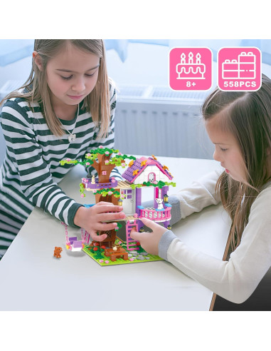 Juego de Construcción Casa en el Árbol 558 Piezas Cooldele