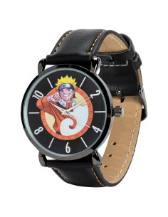 Reloj Analógico para Niños Naruto Uzumaki - Correa de Cuero PU