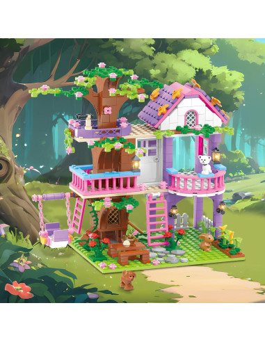 Juego de Construcción Casa en el Árbol 558 Piezas Cooldele