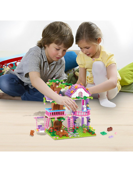 Juego de Construcción Casa en el Árbol 558 Piezas Cooldele