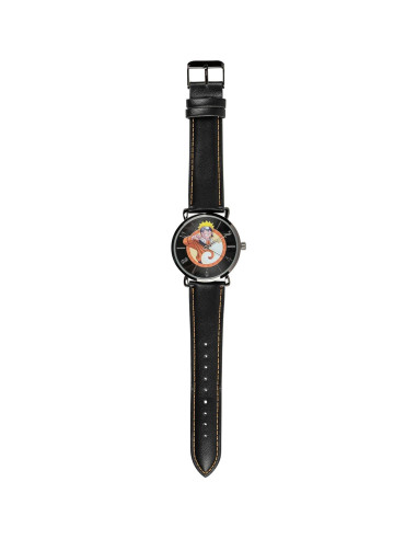 Reloj Analógico para Niños Naruto Uzumaki - Correa de Cuero PU