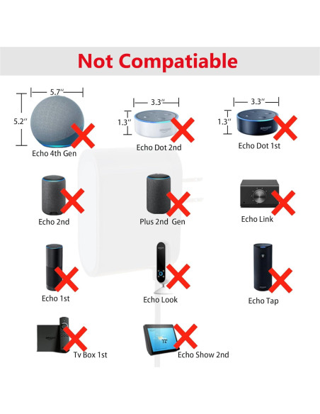 Cable de Alimentación 15W Dgsroom para Echo Dot y Fire TV