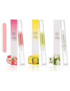 Bolígrafos de Aceite para Cutículas Meschett - 3 Piezas