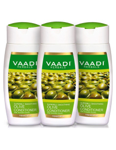 Acondicionador Vaadi Herbals Aceituna 3x110ml Hidratante