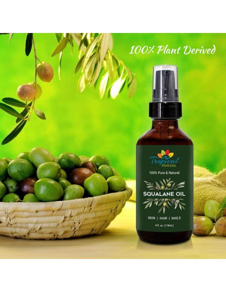 Aceite de Esqualano 100% Natural Tropical Holistic 118 mL