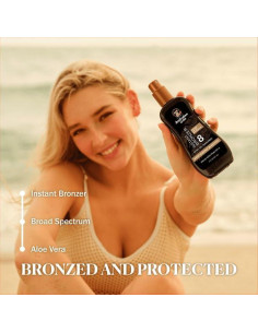 Spray Gel Bronceador SPF 8 P L-RA 236 ml Hidratante Vegano 2