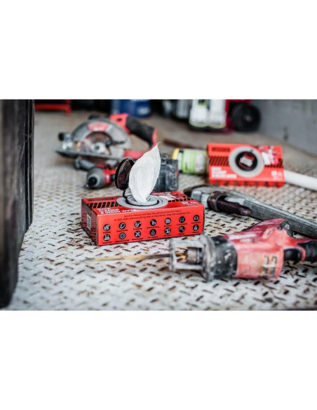 Toallitas de limpieza Quickstop 20.32x20.32 cm - 80 unidades