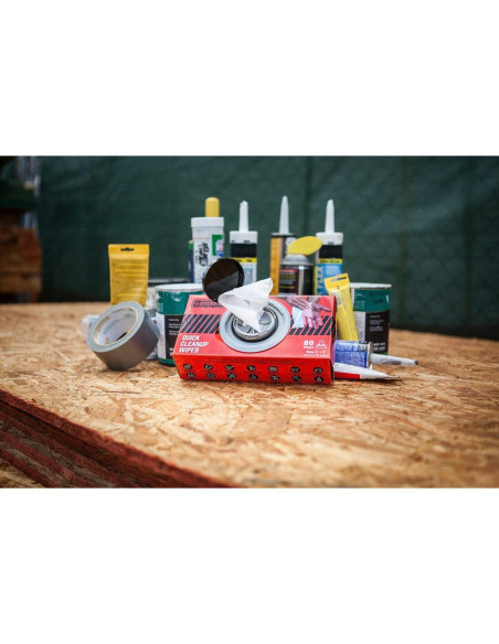 Toallitas de limpieza Quickstop 20.32x20.32 cm - 80 unidades