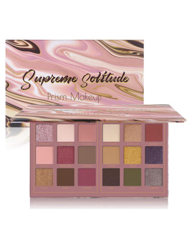 Paleta de Sombras de Ojos Prism Makeup 18 Colores Mate y Brillo