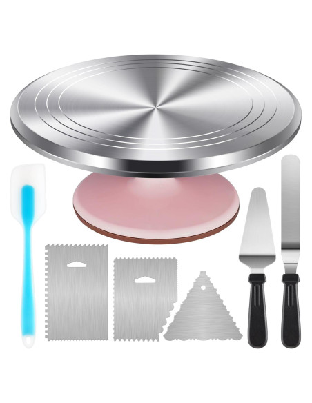 Juego de Decoración de Pasteles Kootek, Giratorio 30 cm