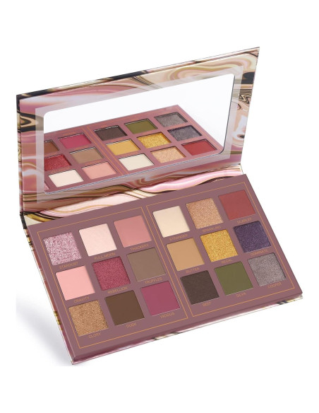 Paleta de Sombras de Ojos Prism Makeup 18 Colores Mate y Brillo