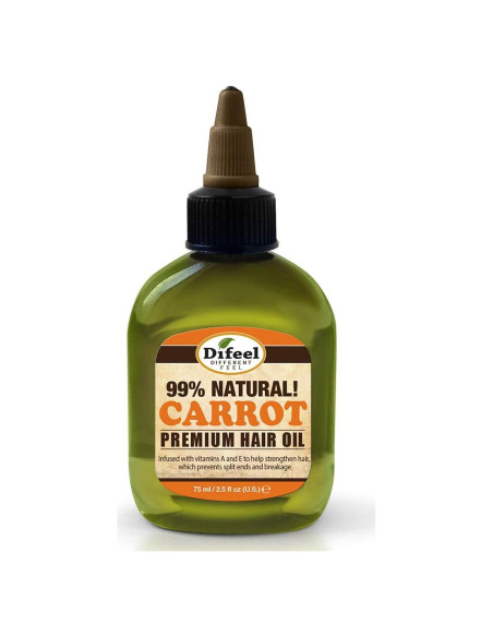 Aceite Natural para el Cabello Difeel Zanahoria 70g Vitaminas A y E