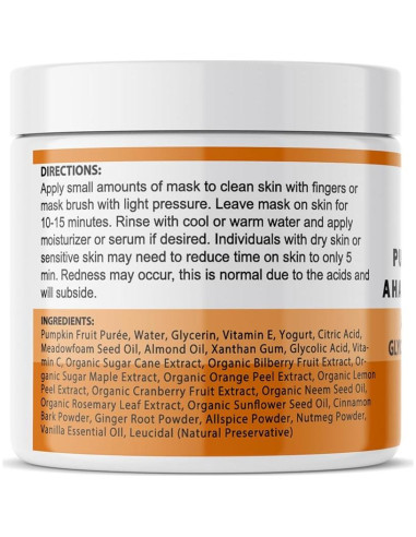 Máscara Exfoliante AHA Glicólico 10% Planet Eden 113g