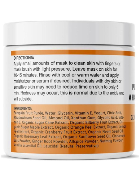 Máscara Exfoliante AHA Glicólico 10% Planet Eden 113g