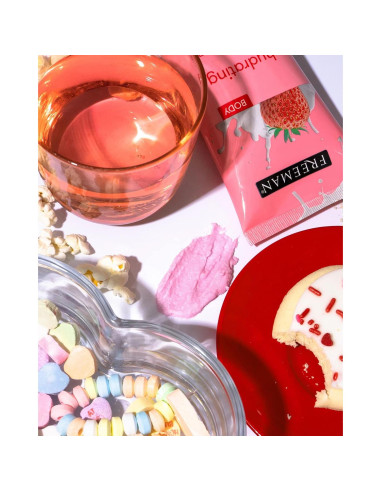 Exfoliante Corporal Freeman Azúcar y Leche de Fresa 170 g