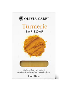 Jabón en Barra de Cúrcuma Olivia Care - Natural y Vegano - 226 g