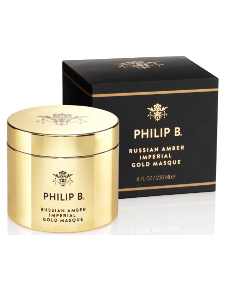 Mascarilla Imperial Dorada Philip B 236 ML - Cabello Seco y Dañado