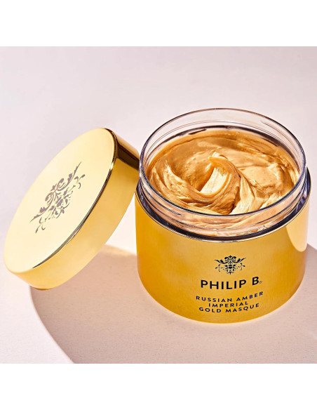 Mascarilla Imperial Dorada Philip B 236 ML - Cabello Seco y Dañado