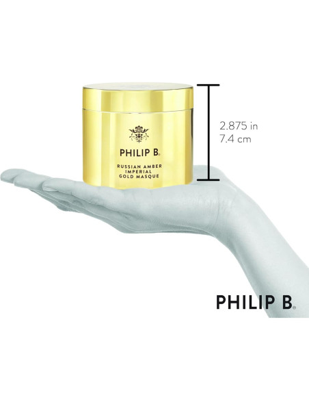 Mascarilla Imperial Dorada Philip B 236 ML - Cabello Seco y Dañado