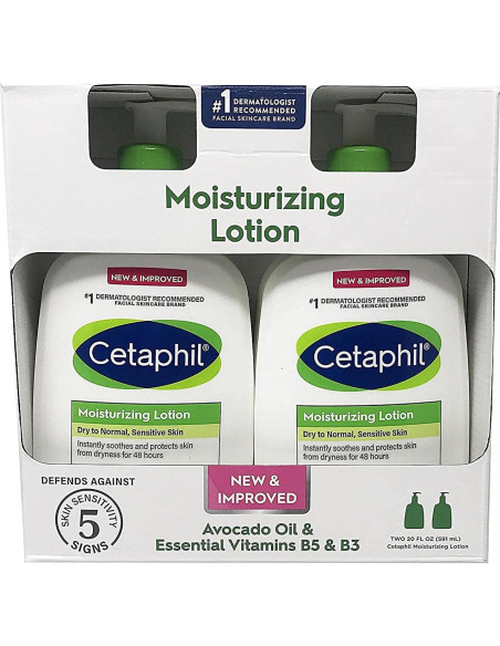 Loción Hidratante Cetaphil Sin Fragancia 591 ml 2 Pk