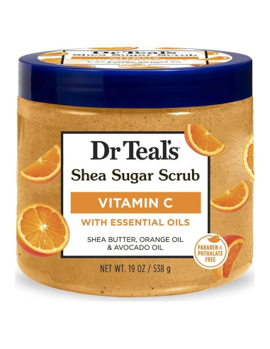 Exfoliante Corporal Cítrico Dr Teal's con Vitamina C 539 g