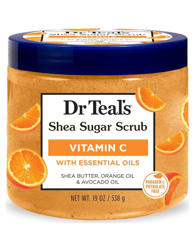 Exfoliante Corporal Cítrico Dr Teal's con Vitamina C 539 g