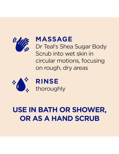 Exfoliante Corporal Cítrico Dr Teal's con Vitamina C 539 g