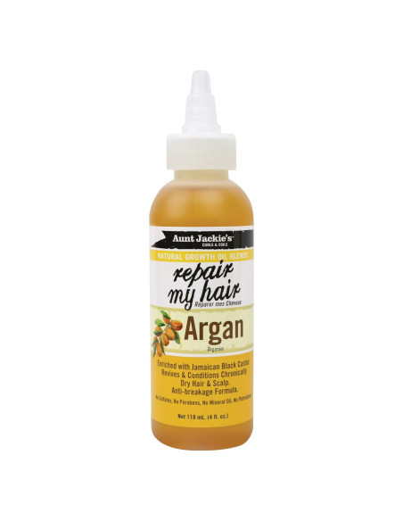 Aceite de Crecimiento Natural Aunt Jackie's 113 g - Argan
