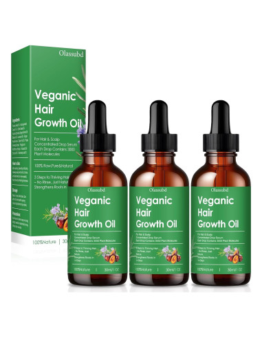 Suero Capilar Vegano con Aceite de Romero 89ml - Crecimiento y Fortalecimiento