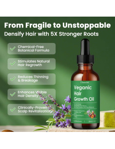 Suero Capilar Vegano con Aceite de Romero 89ml - Crecimiento y Fortalecimiento 2