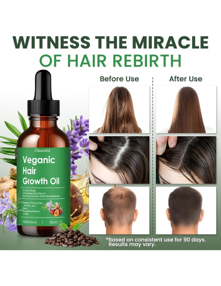 Suero Capilar Vegano con Aceite de Romero 89ml - Crecimiento y Fortalecimiento