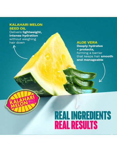 Aceite Capilar Ligero Mielle 118 ml - Hidratante Melón Kalahari y Aloe Vera