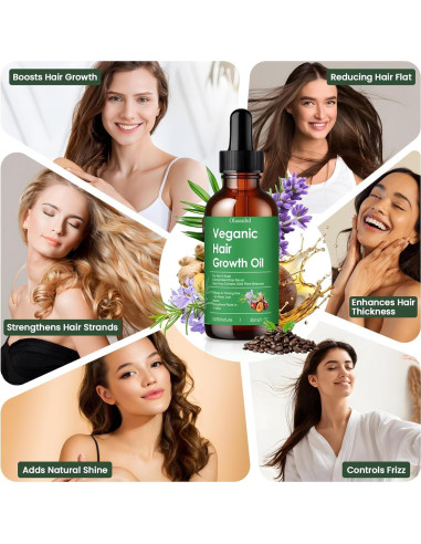 Suero Capilar Vegano con Aceite de Romero 89ml - Crecimiento y Fortalecimiento