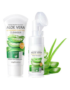 Set de 2 Limpiadores Faciales Aloe Vera LJYBoBin 310g