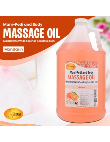 Aceite de Masaje Aromatizado Mandarina SPA REDI 3.78L