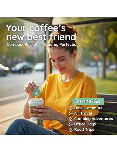 Crema en Polvo Vegana NOA Sabor Coco - 30 Sobres de 4g