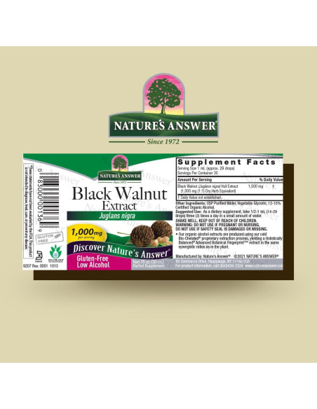 Extracto de Nogal Negro Respuesta de la Naturaleza 29.57 ml