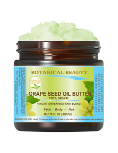 Manteca de Aceite de Semilla de Uva Virgen 480 ml - Belleza Botánica