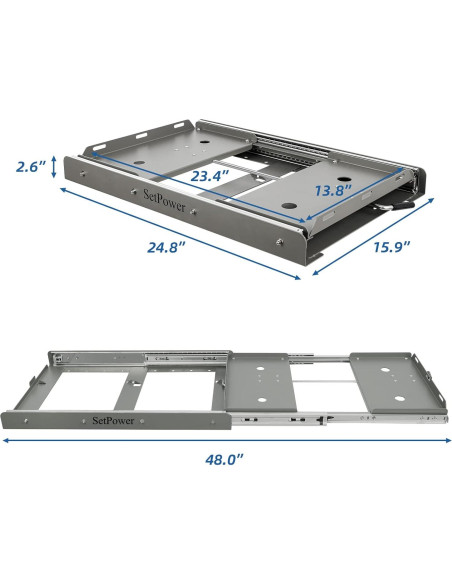 Soporte deslizante Setpower AJ Slide para refrigerador 50L
