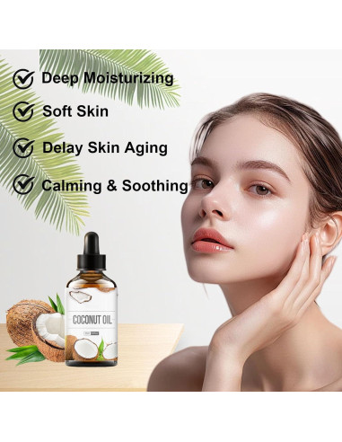 Aceite de Coco Orgánico Prensado en Frío 40ml - ARCHIDATE