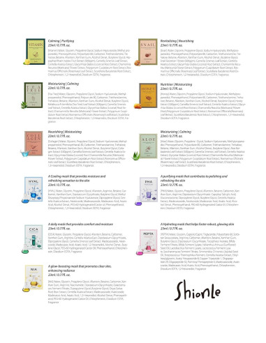 Combo 11 Máscaras Faciales SHIONLE Cuidado Piel Coreano