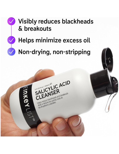 Limpiador Facial Ácido Salicílico The INKEY List 150 ml