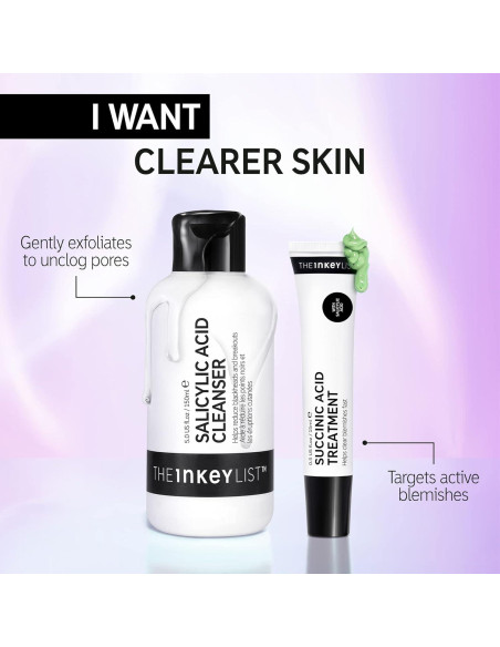 Limpiador Facial Ácido Salicílico The INKEY List 150 ml