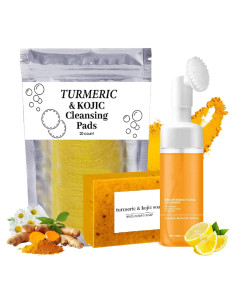 Juego de Cuidado Facial de Cúrcuma Aacnre - 3 Piezas